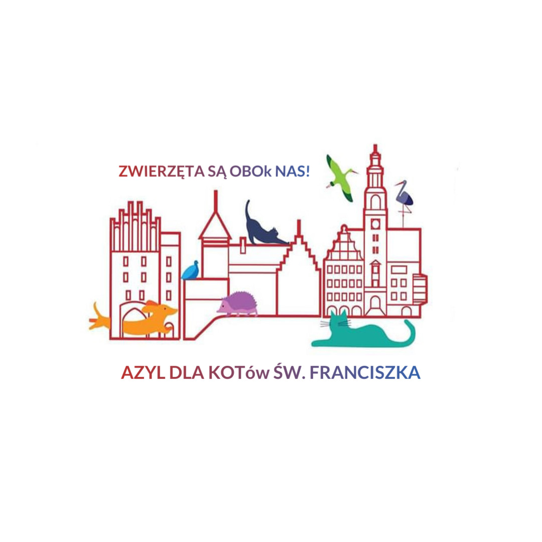 Logo projektu - kolorowa grafika przedstawiającą zwierzęta w Olsztynie Logo projektu - kolorowa grafika przedstawiającą zwierzęta w Olsztynie