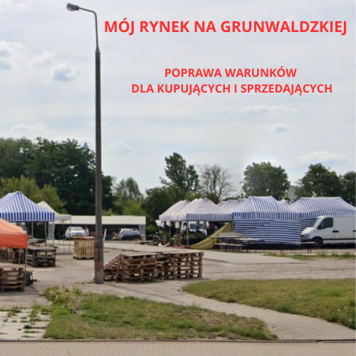 rynek na ul. Grunwaldzkiej