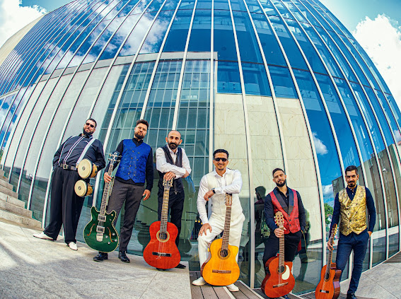 sesja zespołu Roland Bilicki & Gipsy Kings w Olsztynie