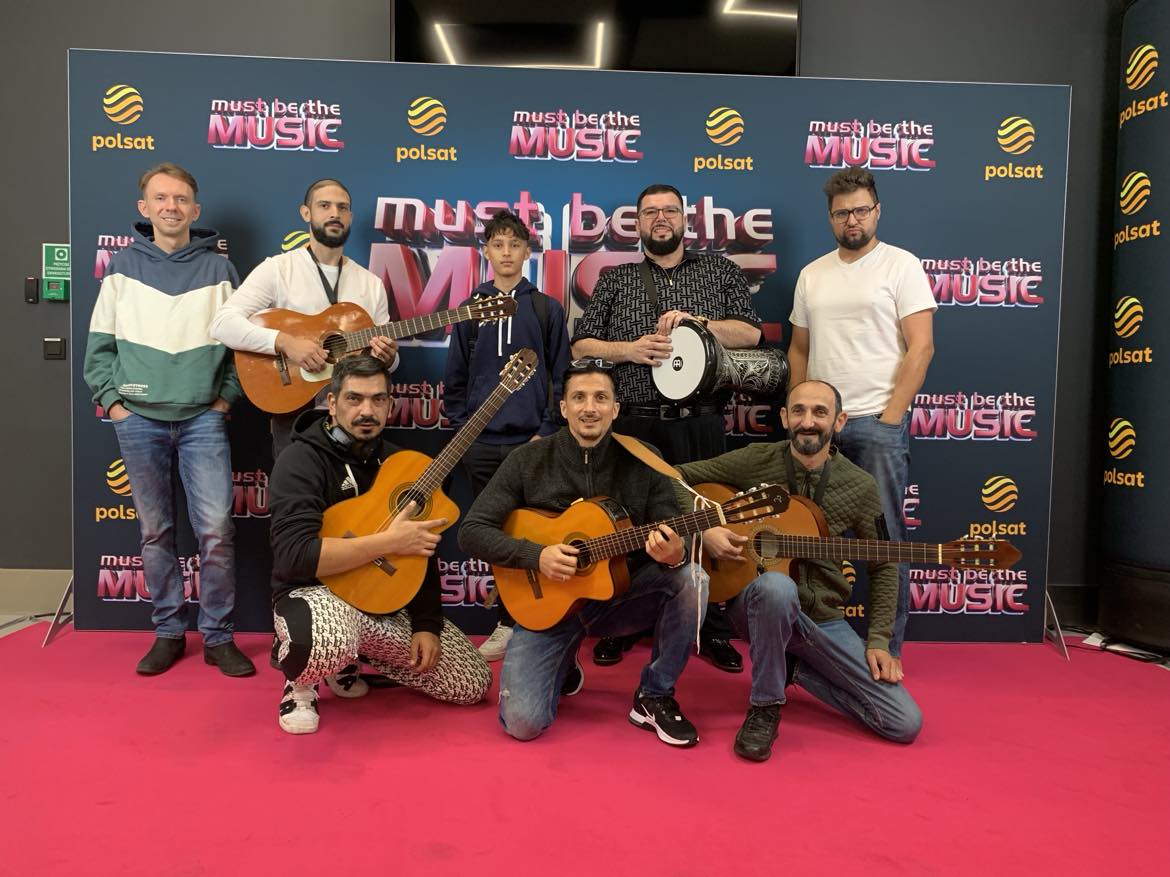 zdjęcie zespołu Roland Bilicki & Gipsy Kings przed występem w Must be the music zdjęcie zespołu Roland Bilicki & Gipsy Kings przed występem w Must be the music