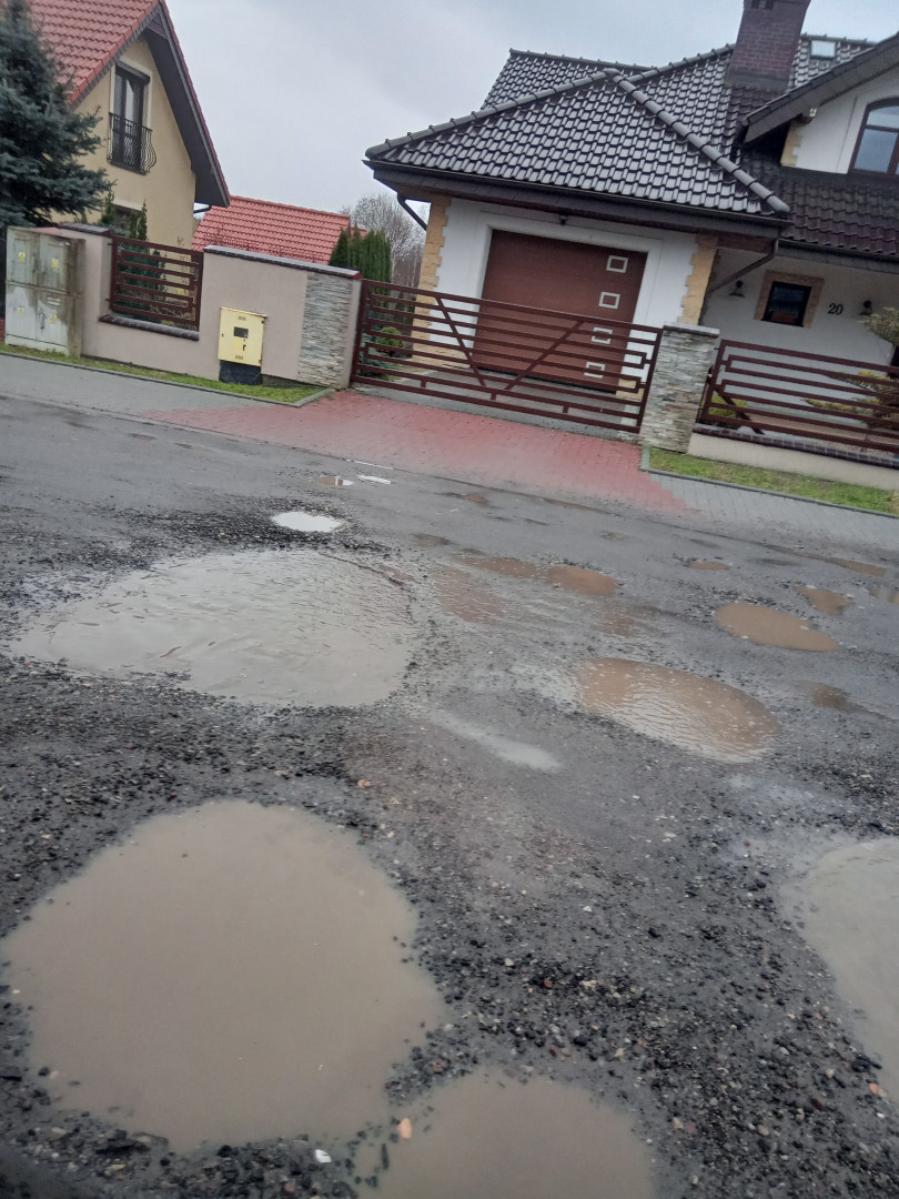 obecny stan ulicy Zagłoby obecny stan ulicy Zagłoby
