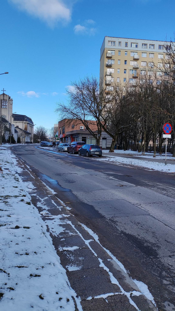 Aktualny stan drogi w pobliżu Barcza 8b