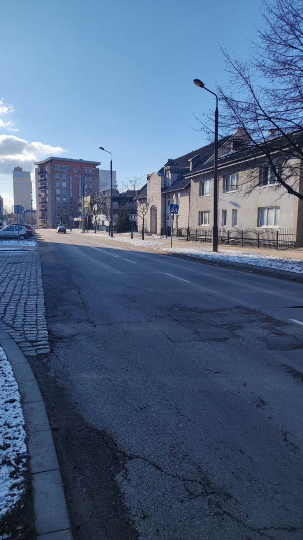 Aktualny stan drogi przy pętli